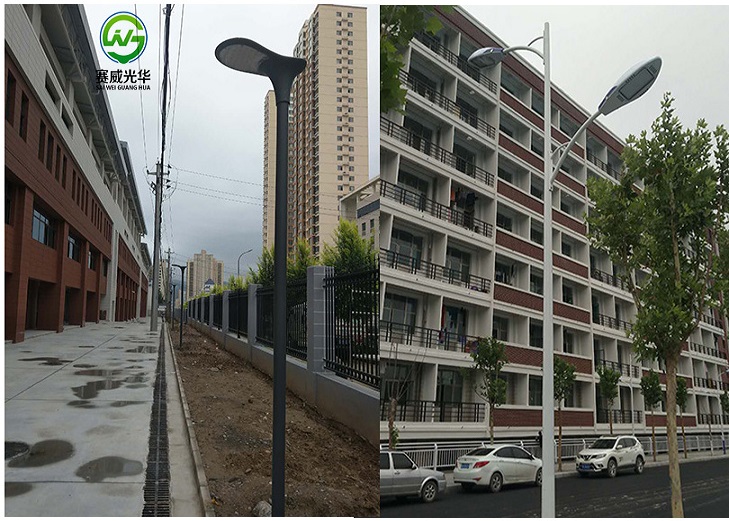 LED路燈、庭院燈-甘肅交通大學(xué)工程案例